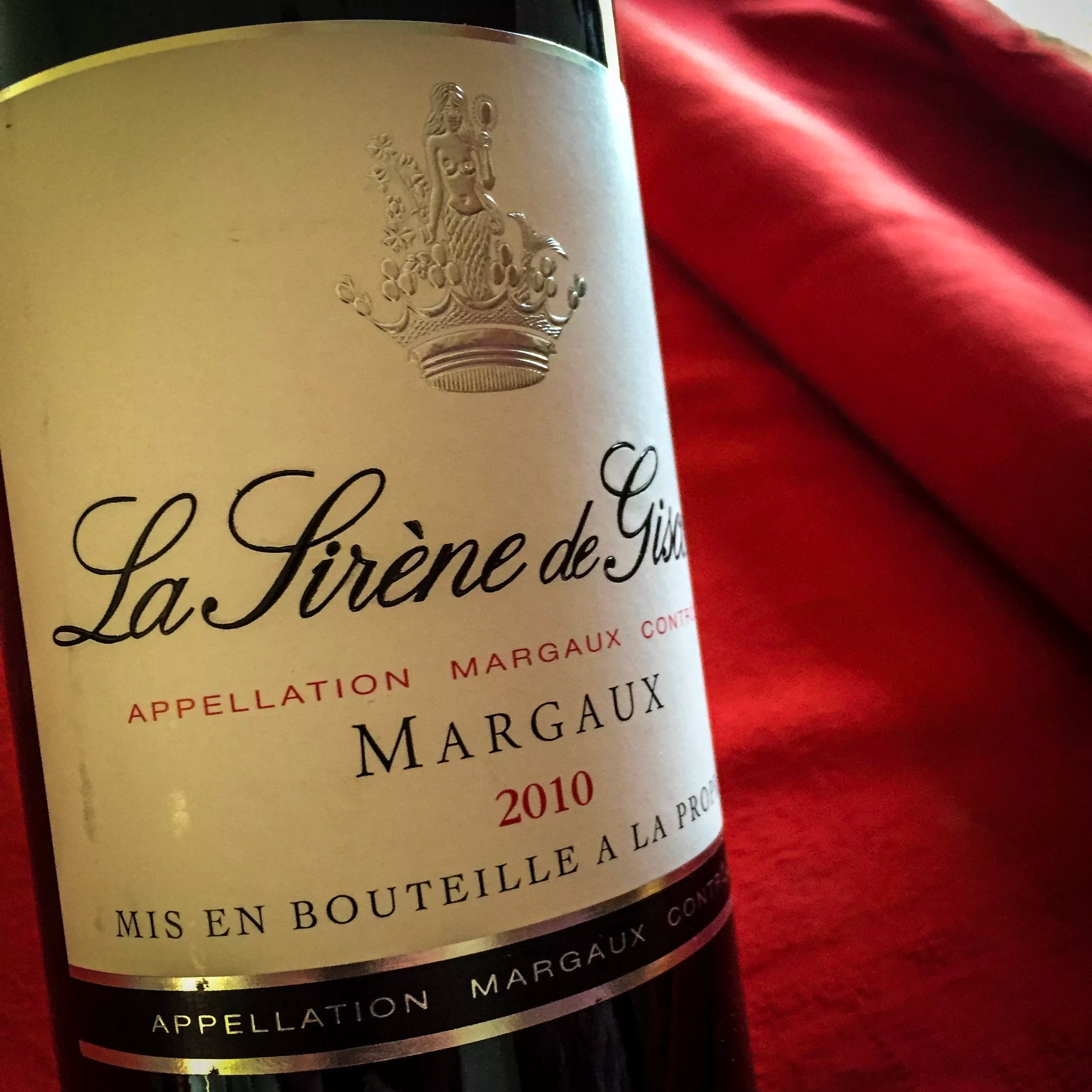 Margaux La Sirène de Giscours 2010 Mesdegustations