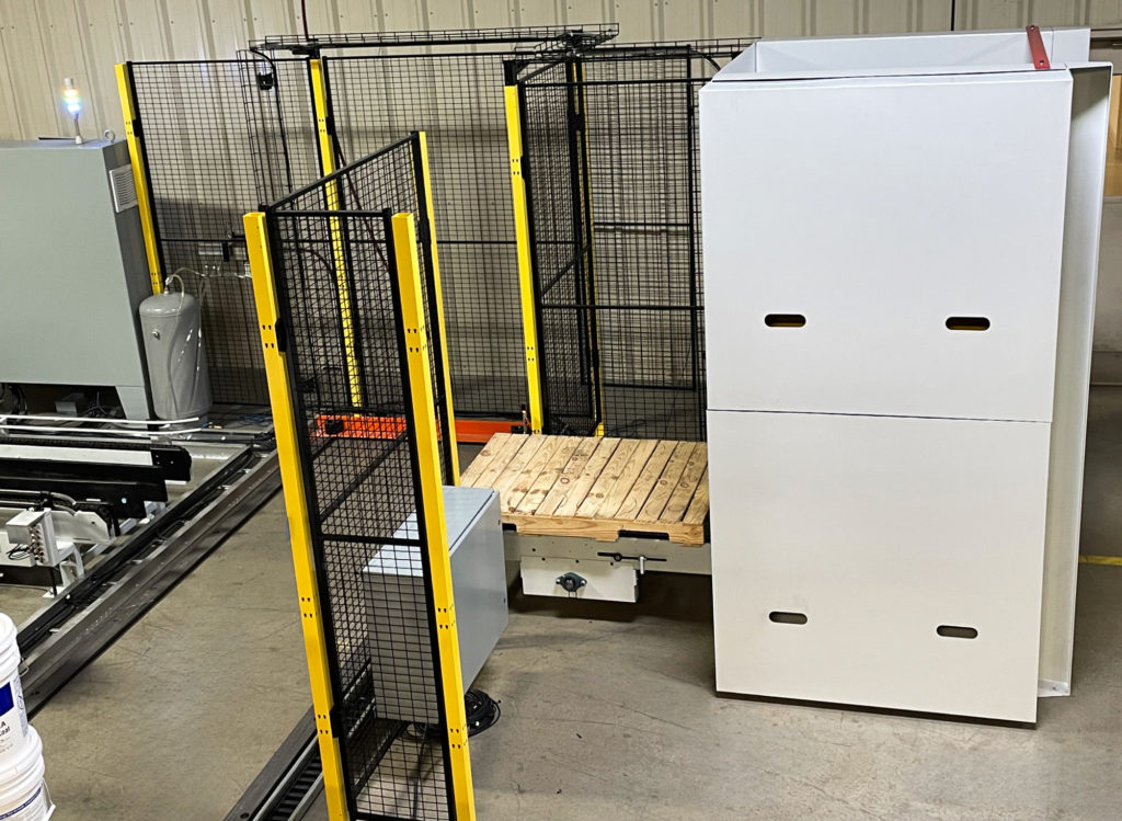 Automated Pail Palletizing & Handling Systems by Mesh Automation