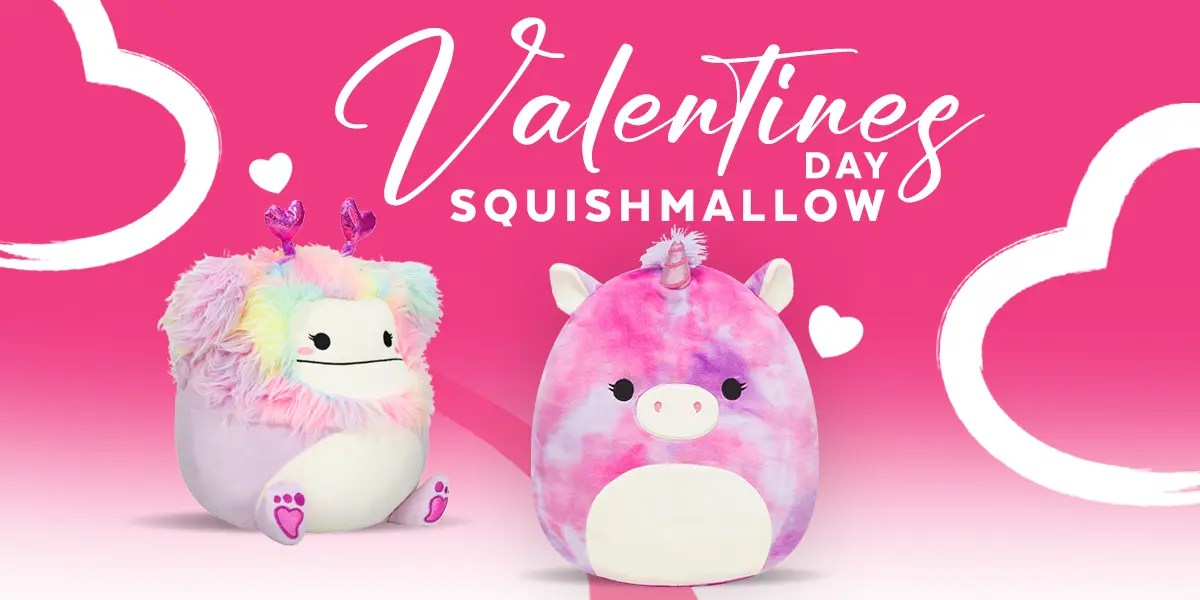 Valentine's Day Squishmallows Cuddle Up with Love!
