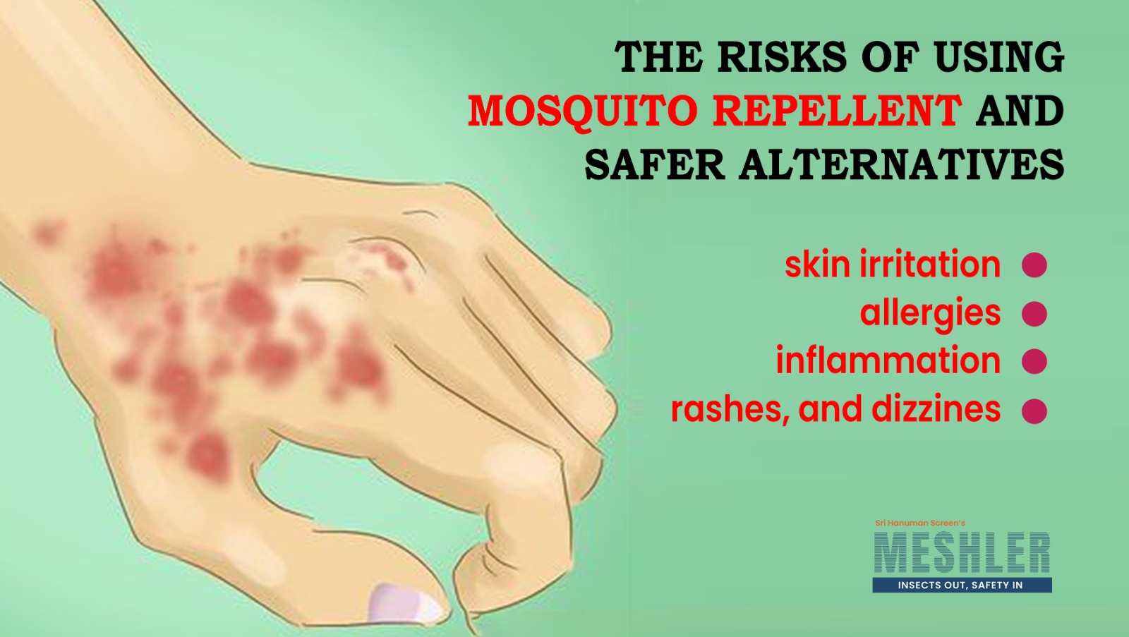 What are the side effects of mosquito repellent ? What are the