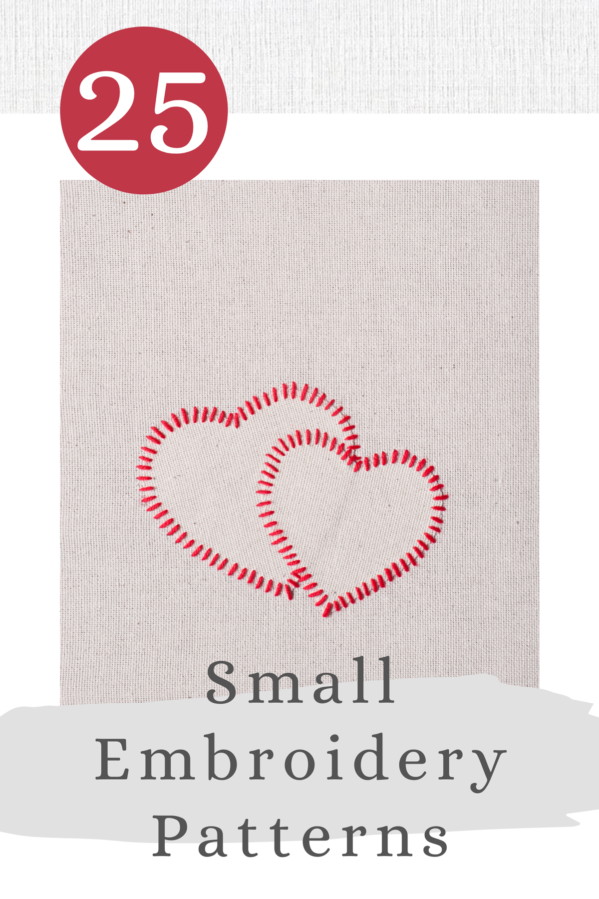 25 Small Embroidery Designs and Patterns