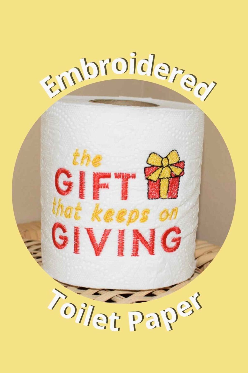 43 Embroidered Toilet Paper Ideas To Gift Or Use