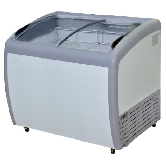 GEA TEMPAT PENYIMPANAN ES KRIM DAN MAKANAN BEKU (Sliding Curve Glass Freezer) SD260BY