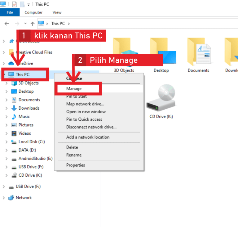 Cara buat USB Bootable di Windows 10