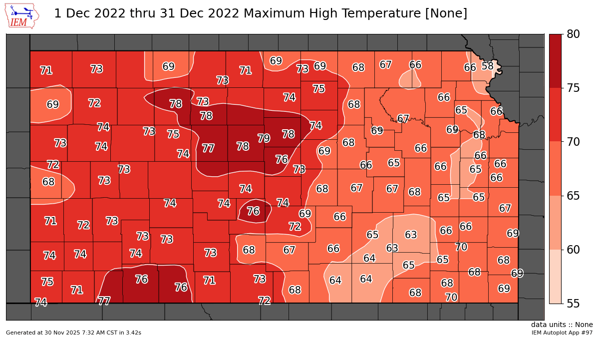 December 2022 Climate Summary and Highlights