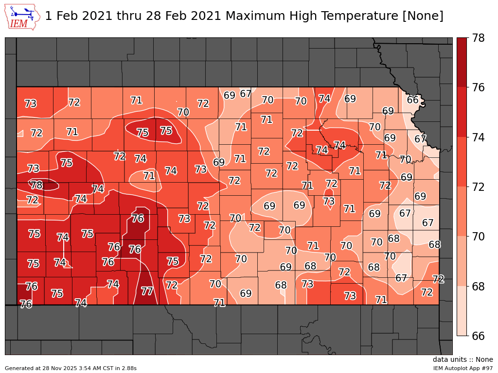 February 2021 Climate Summary and Highlights
