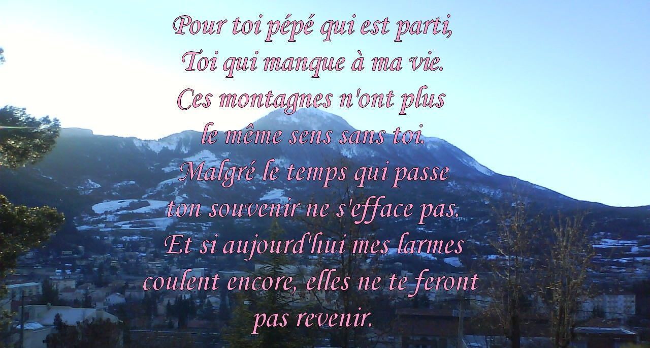 Texte pour mon grandpère
