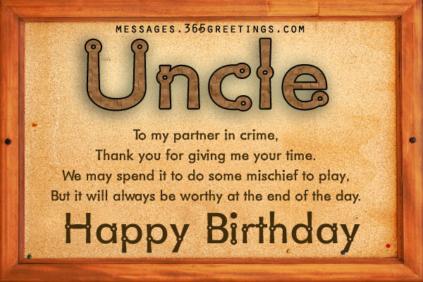 Birthday Wishes for Uncle