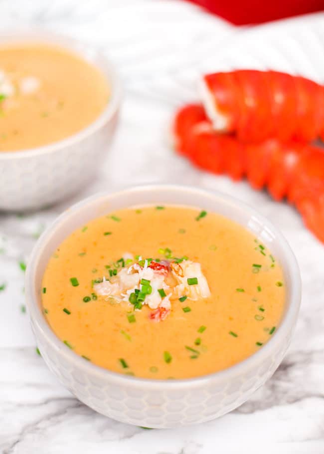 Lobster Bisque Mess in the Kitchen