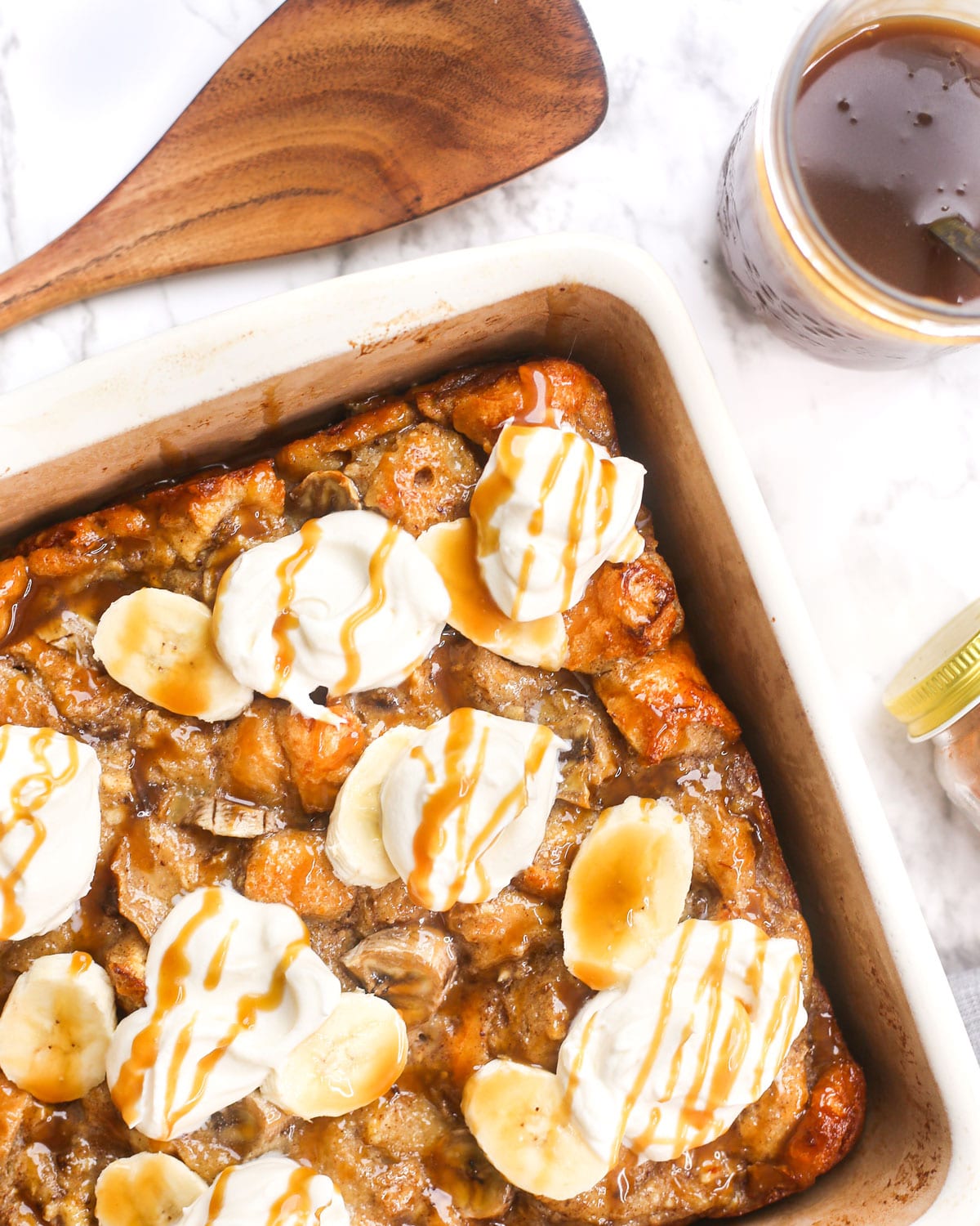 Banana Bread Pudding Mess in the Kitchen