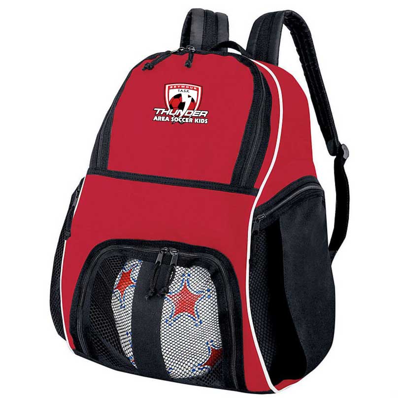 Soccer Backpack TASK327850Red or Black Messner Athletics