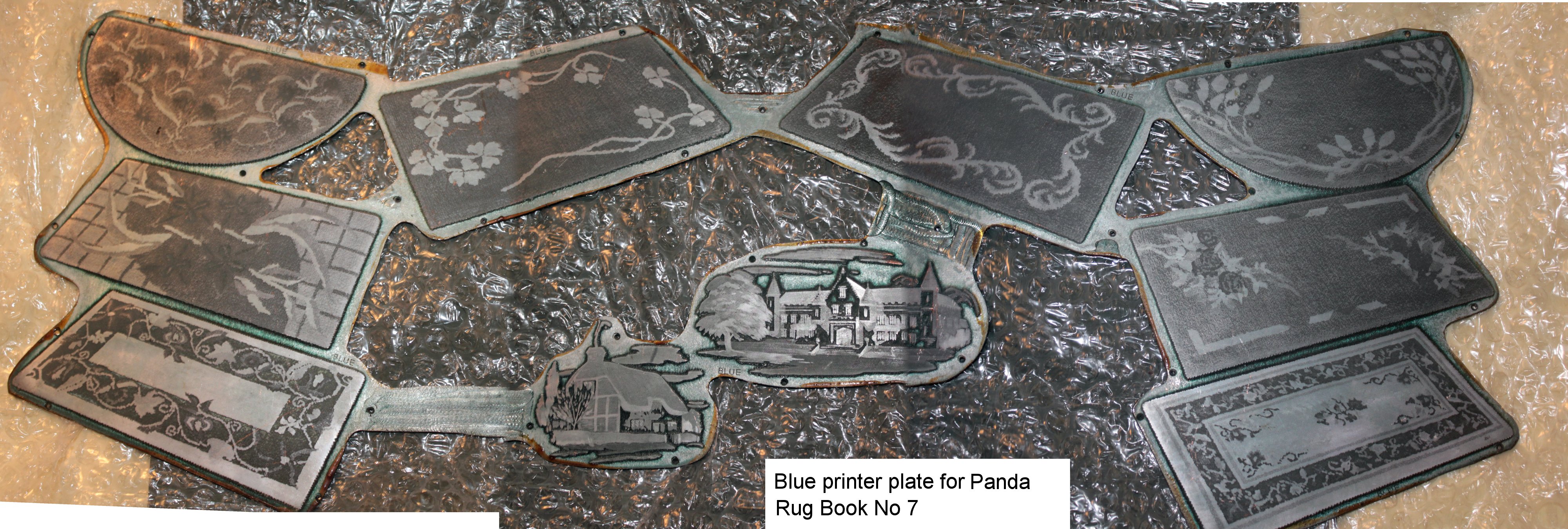 RUGMAKING PRINTER'S PROOFS FOR CATALOGUE