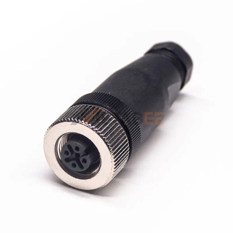 M12 5 Pin A Coded Female Field Wireable Connector- MetabeeAI