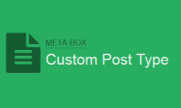 MB Custom Post Type