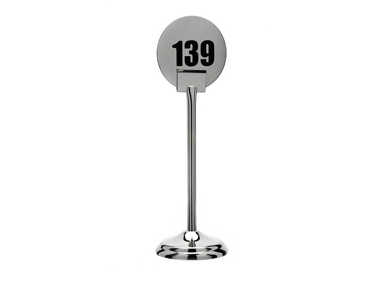 TABLE NUMBER STAND Metal Art