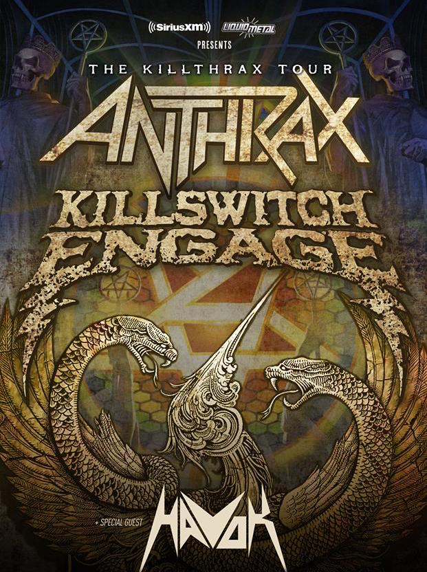 Ticket Giveaway Anthrax, Killswitch Engage & Havok House Of Blues