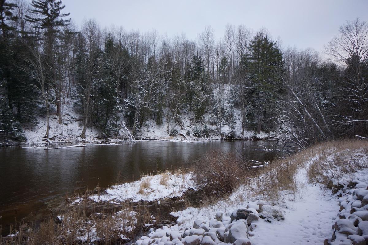 North Country Trail Section Hike Hwy 131 to Mesick, MI Dec 2015