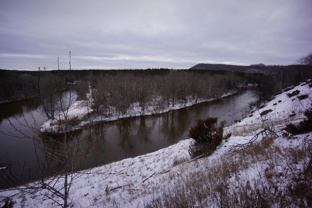 North Country Trail Section Hike Hwy 131 to Mesick, MI Dec 2015