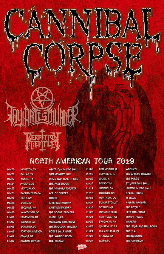 Cannibal Corpse Concert Setlists setlist.fm