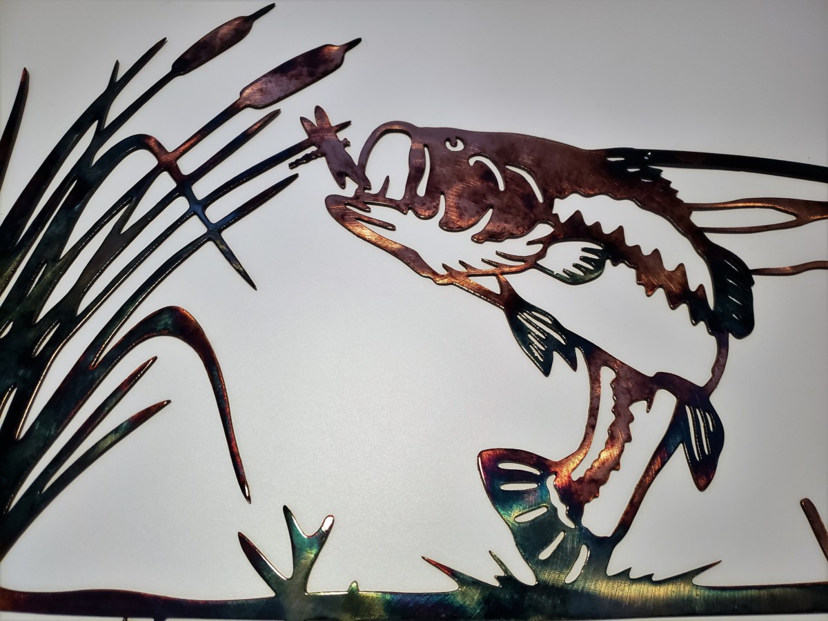 Fishermans Metal Art Metal Decor Studios