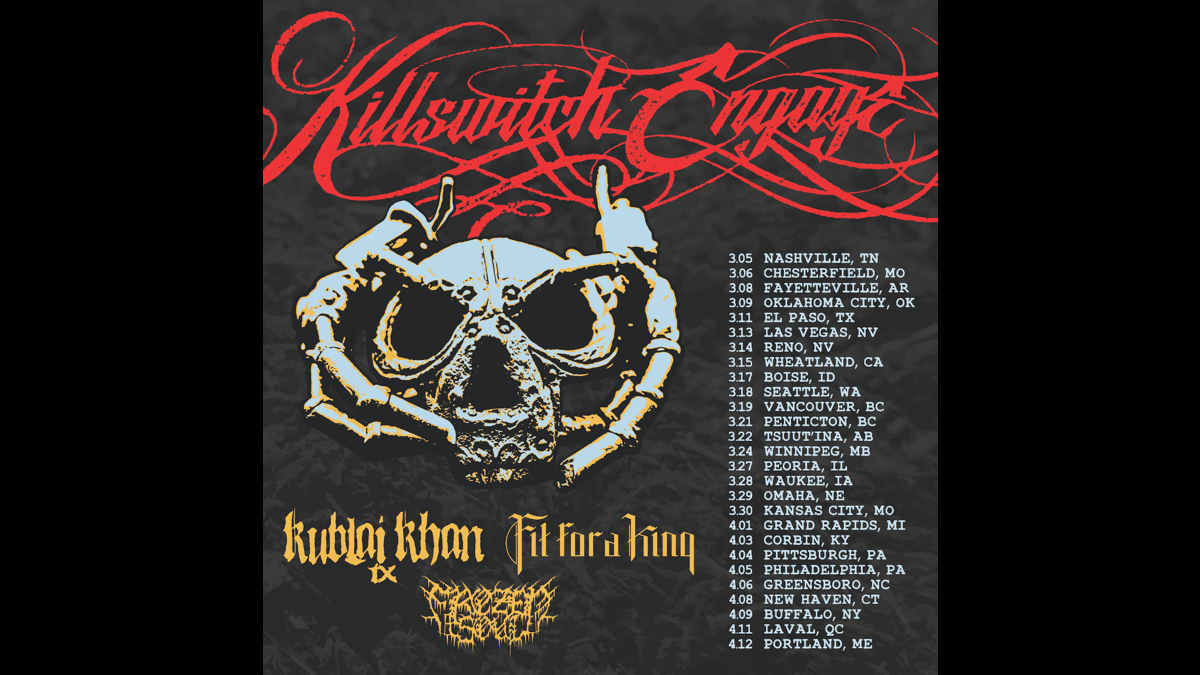 KILLSWITCH ENGAGE, KUBLAI KHAN TX, FIT FOR A KING, FROZEN SOUL concert