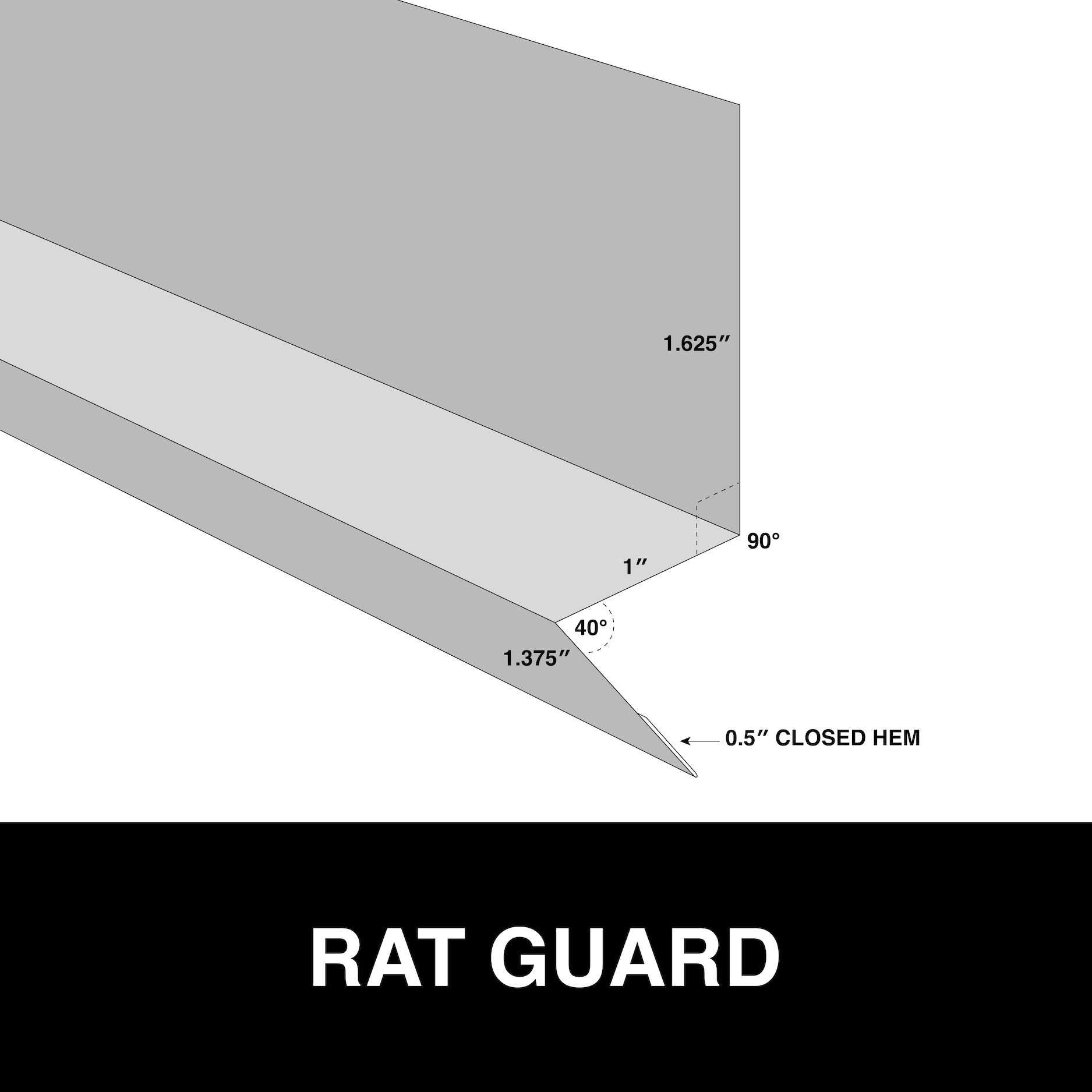 Metal Roofing & Siding Trim Eave, Rake and More