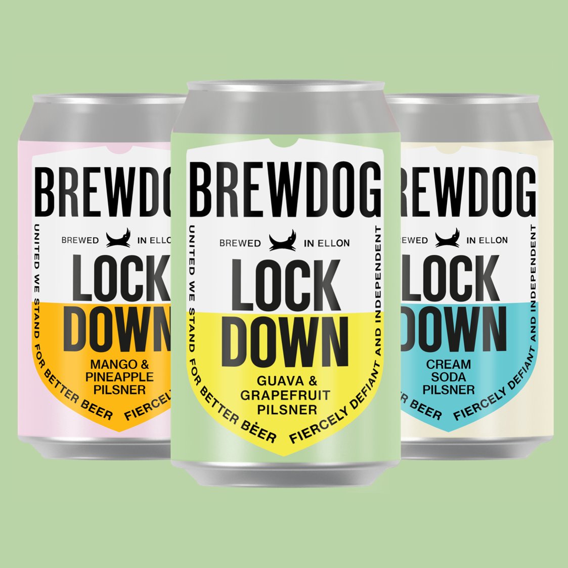 BrewDog introduce two new Lockdown Lager flavours The Metal Packager