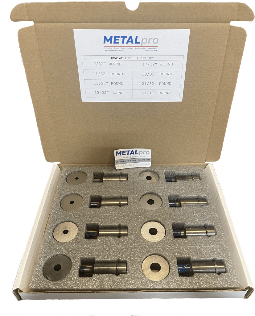 MP4142 8pc Round Punch and Die Set METALpro