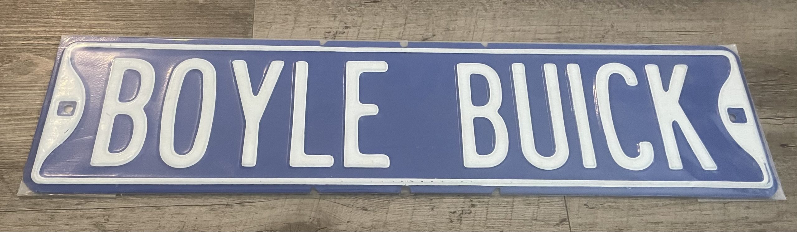 Boyle Buick Metal Signs
