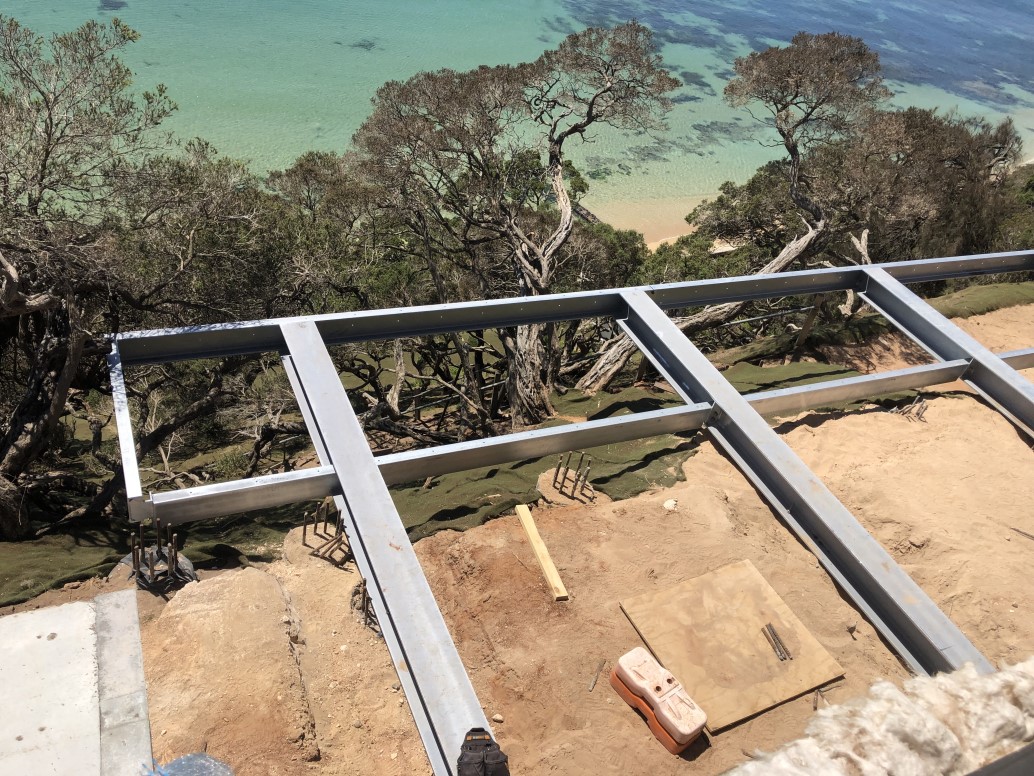 Cantilevered Deck Structure Portsea Pinnacle Metal Fabrications