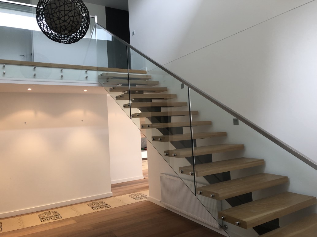 Single Stringer Stairs Pinnacle Metal Fabrications