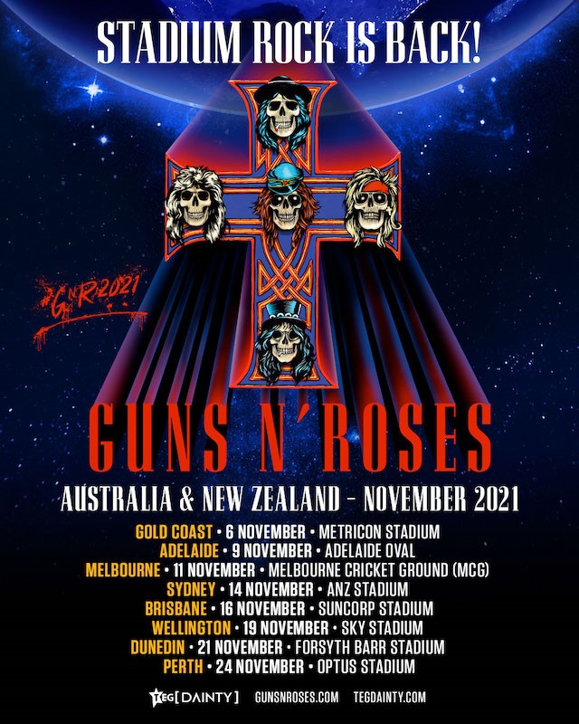 Guns N’ Roses anuncía el «Stadium Rock Is Back Tour 2021» ‹ Metaltrip