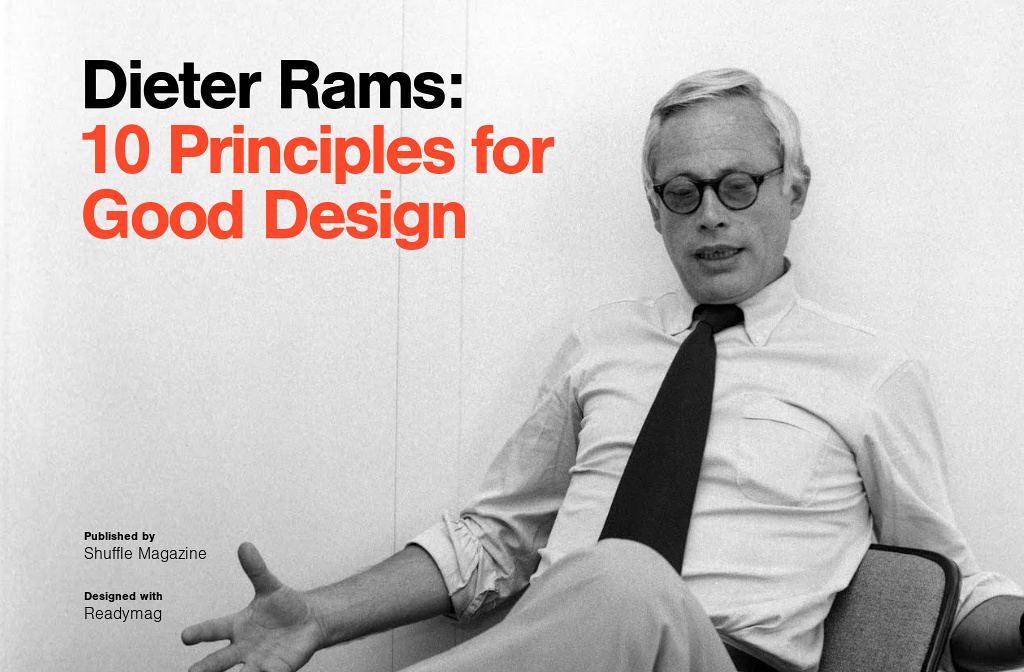 Ten Principles of “Good Design” Start Up Business Design Packages