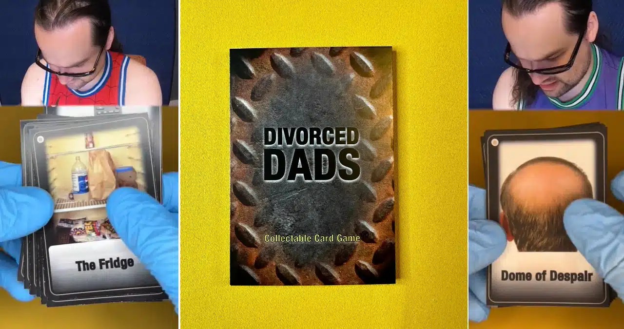 Divorced Dads Cards Collectible Cards, Relatable and Entertaining