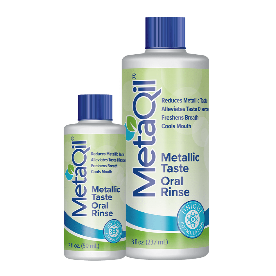 What is Metallic Taste MetaQil Metallic Taste Oral Rinse