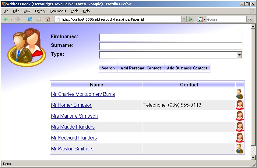 1.3 Part 2 The Address Book Application