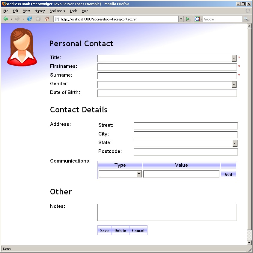 1.3 Part 2 The Address Book Application