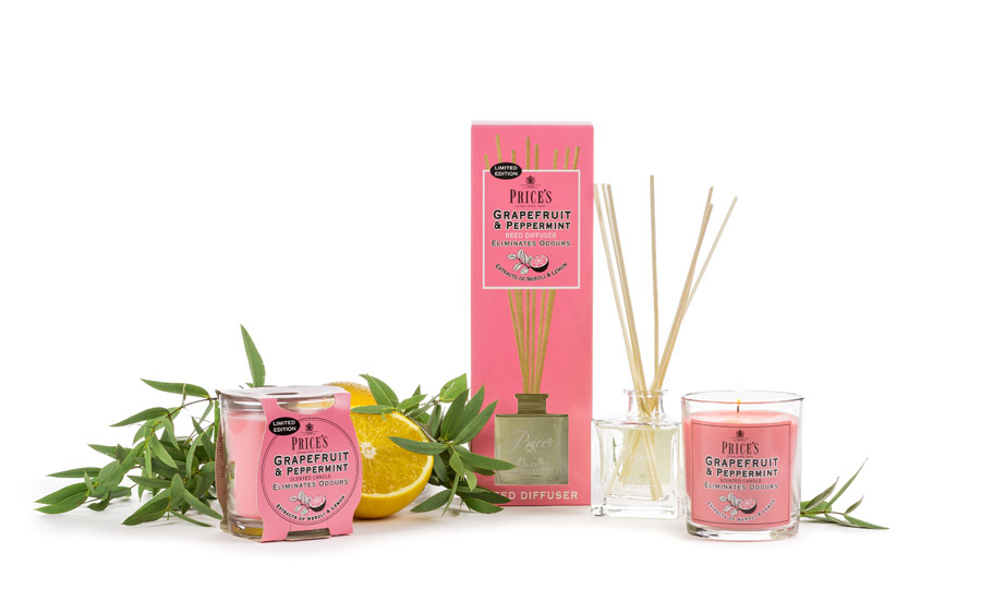 Commercial Photography for Prices Candles Ltd