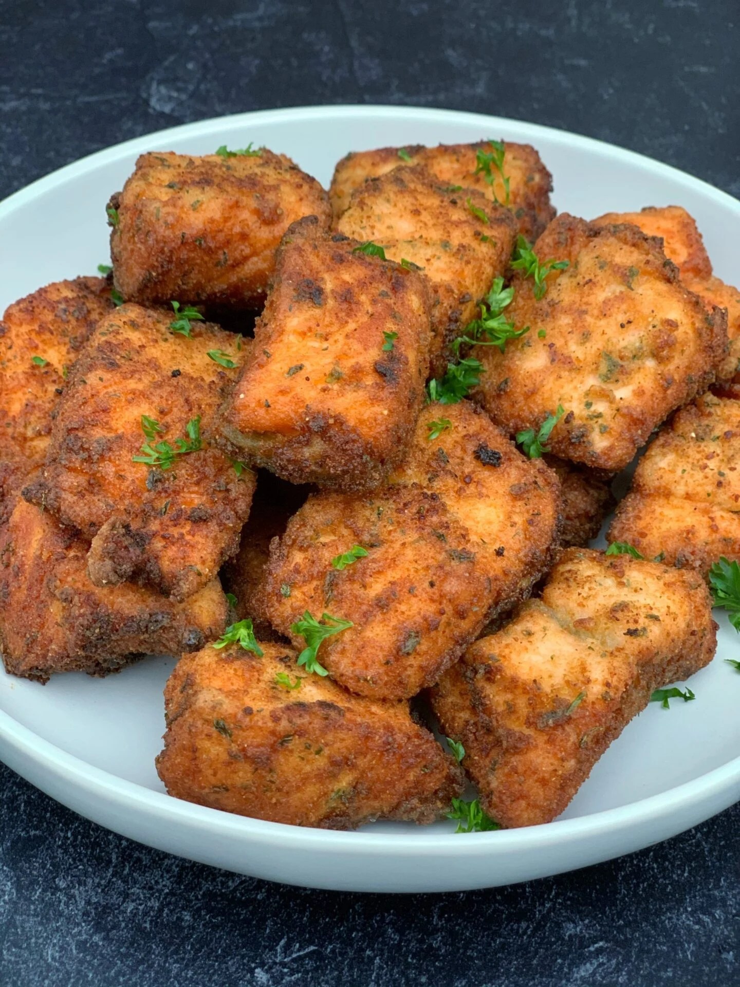 Crispy Salmon Nuggets Metemgee
