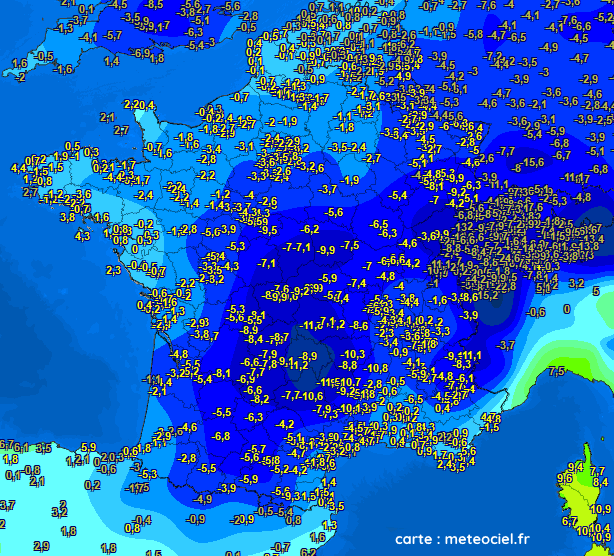 Jusqu'à 10°C et de la neige en plaine ce 11 décembre Météo Express