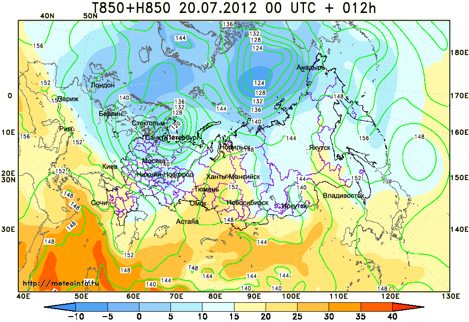 Метеорологическая карта погоды россии