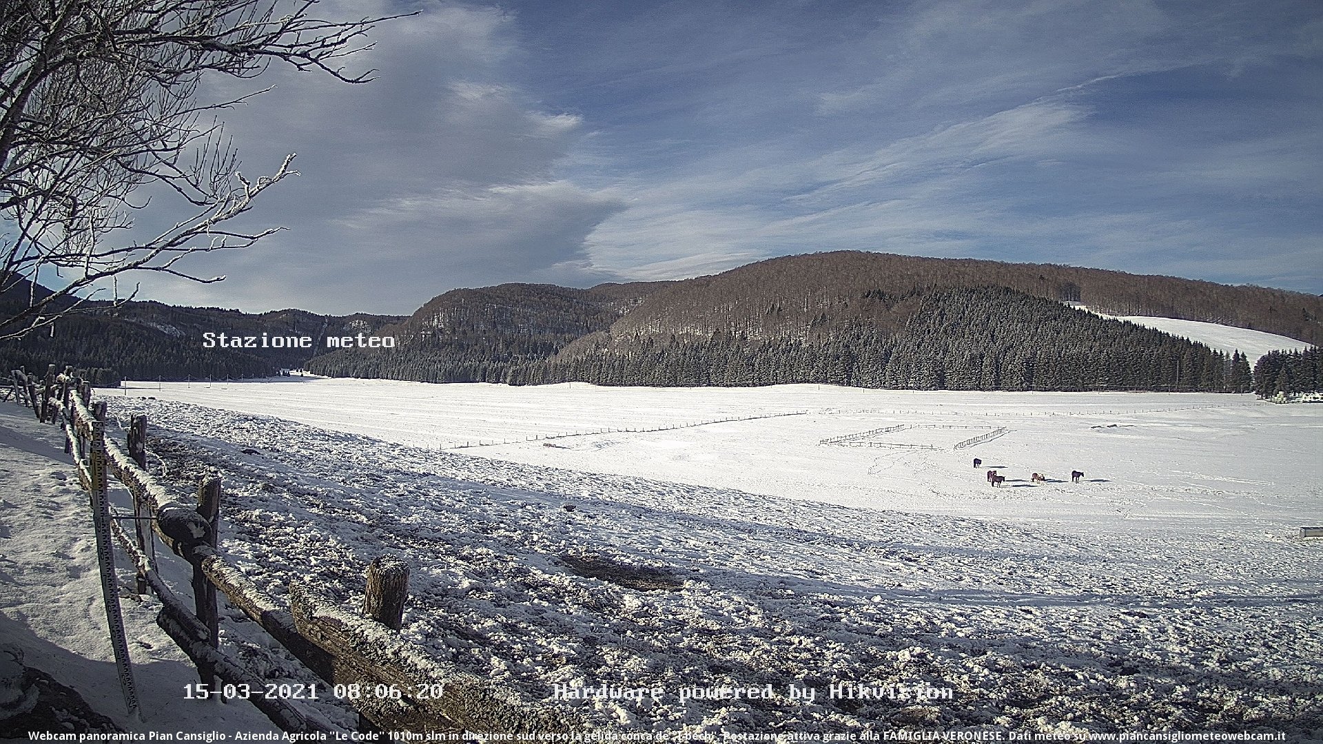 Irruzione di aria fredda da nordest e temperature sotto la media