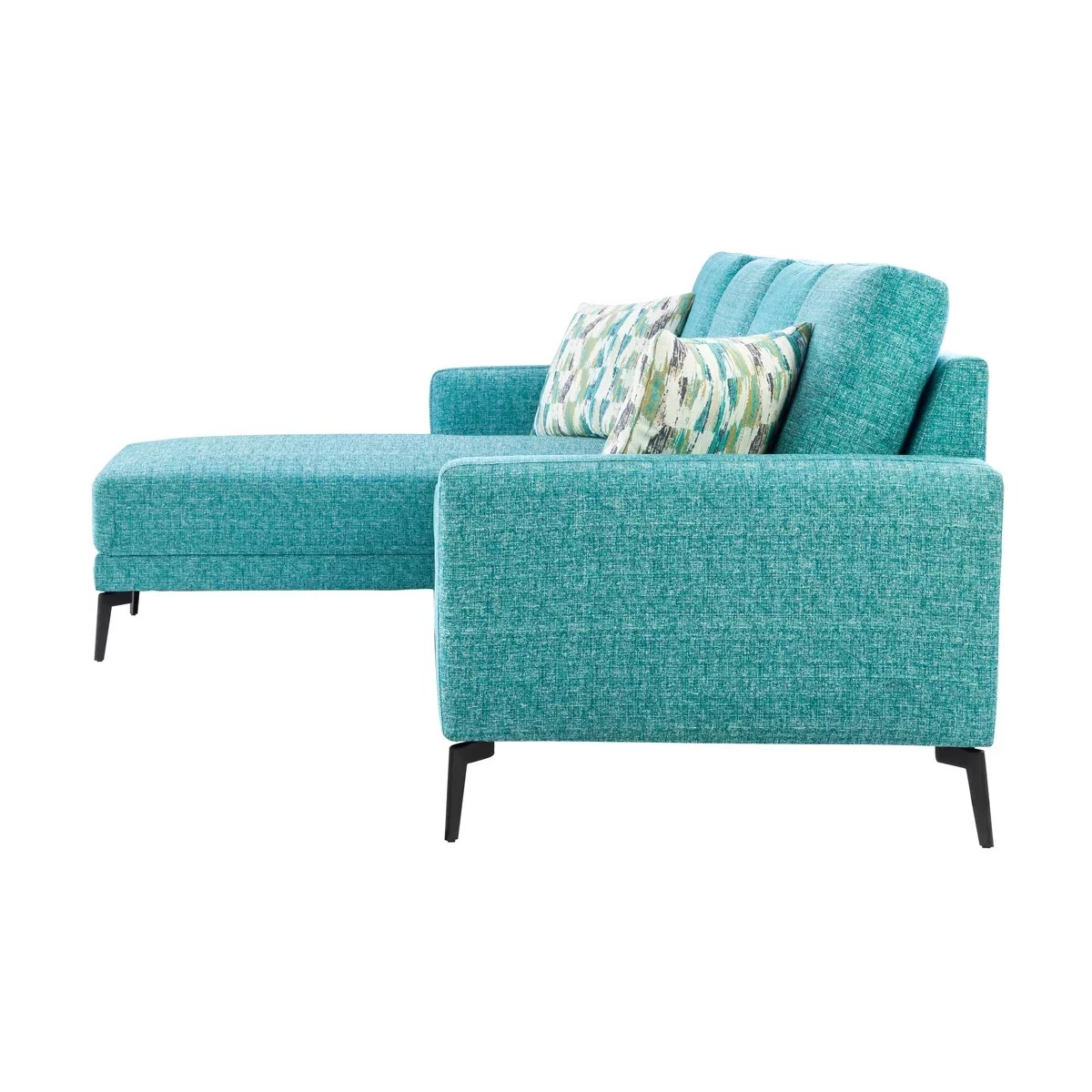 Buy Fien Fabric sofas with right chaise longue blue 3S196.5x92.5x97 L170x92.5x97.0 cm Online