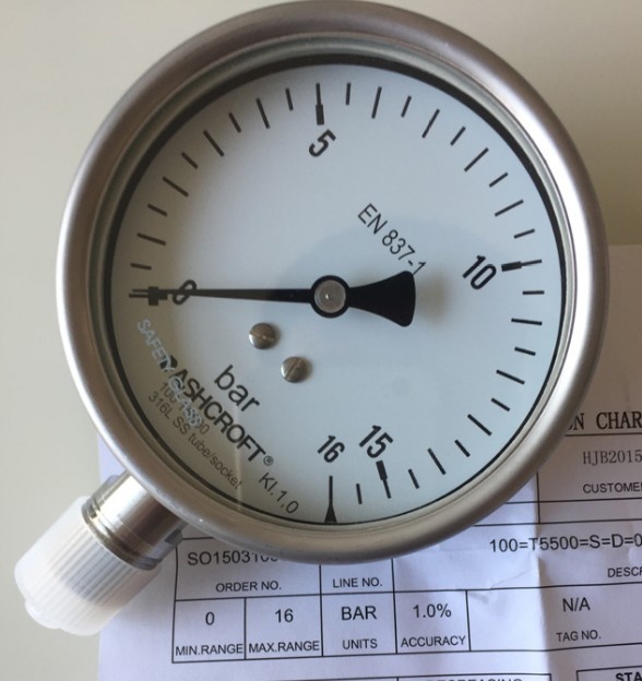 Ashcroft Pressure Gauge
