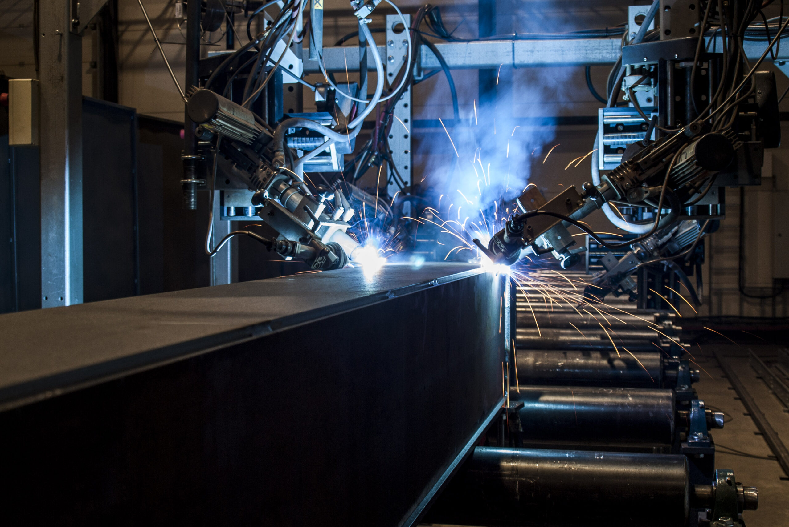 Welded beams Metest Producing of Welded beams, NSCProfiles, Steel