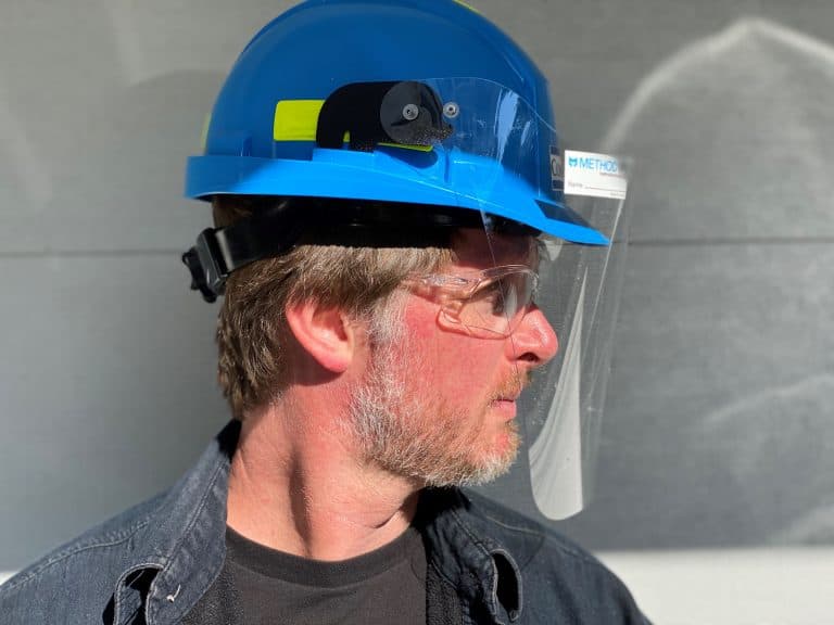 HH1 Hard Hat Face Shield PPE Face Shields Made in Canada