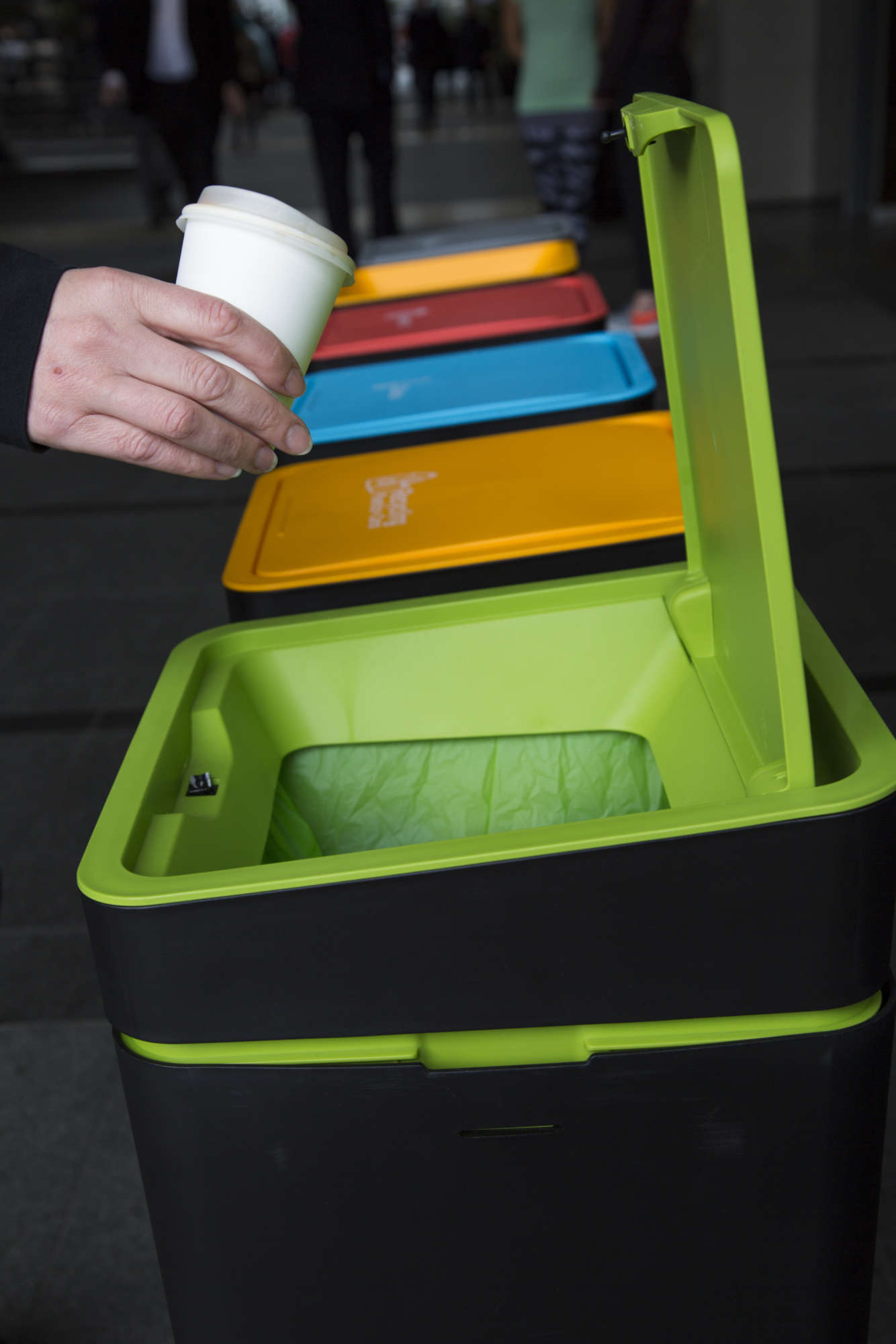 Journal Method Office Recycling Bins Made Beautiful