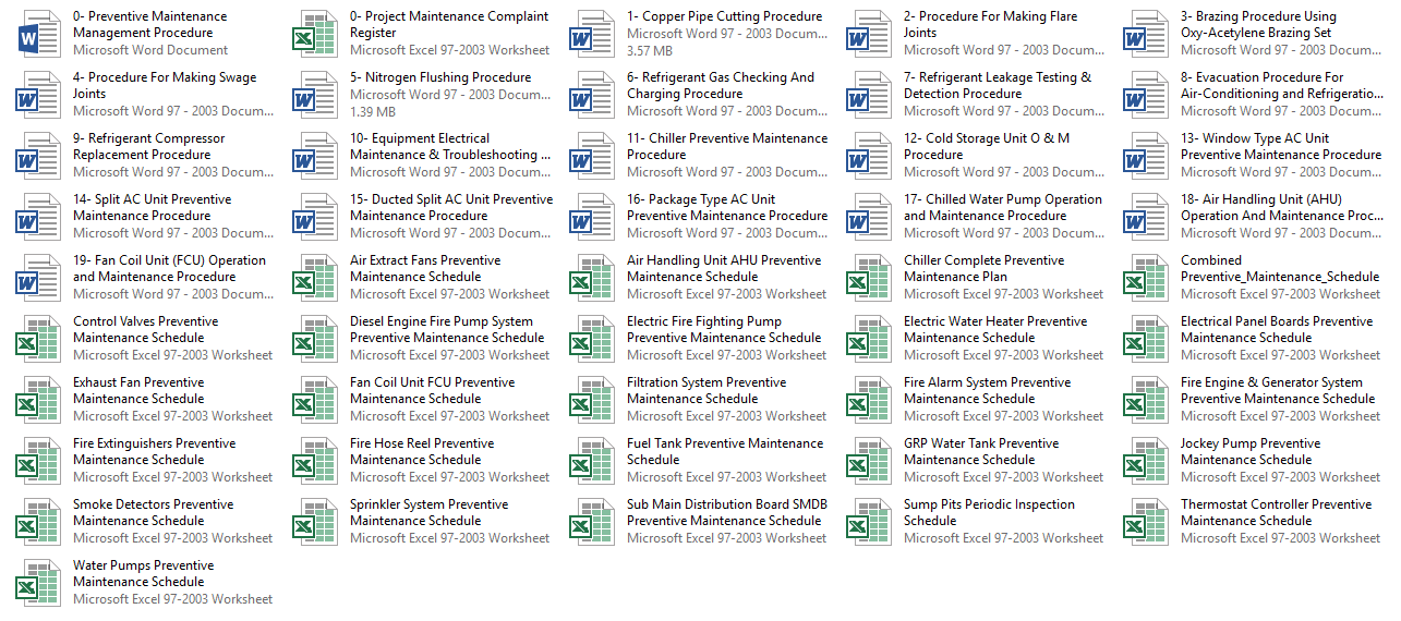Electrical Maintenance Checklist In Excel Format / Free Printable