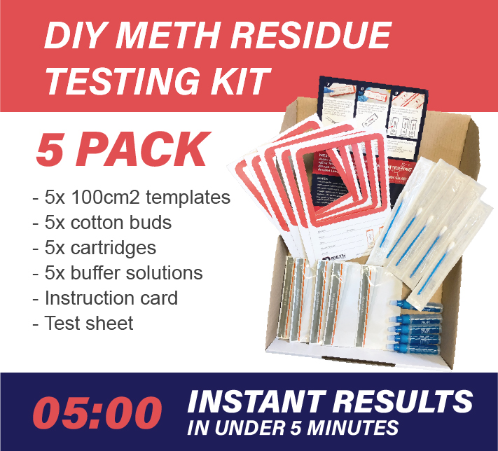 DIY Meth Residue Test Kits for property testing (5 Pack) - Meth Testing ...
