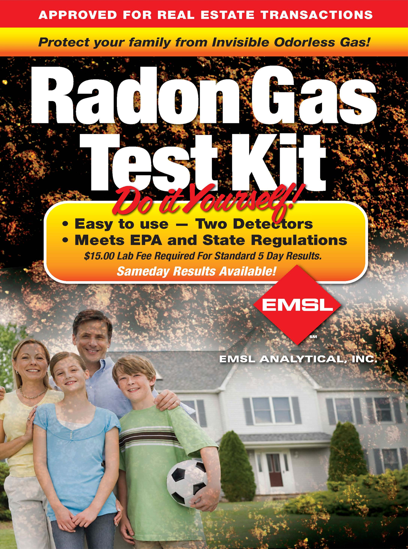 EMSL Analytical Inc. Radon Testing Kits